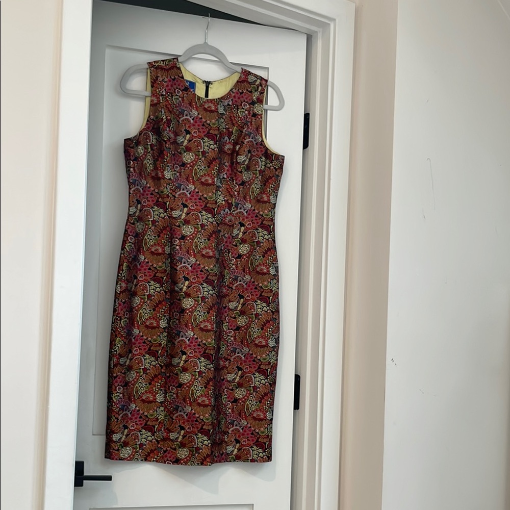 Unforgettable Tori Richard Red A-Line Midi Dress - the eye turner dress - Picture 3 of 14